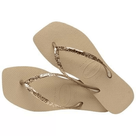 HAVAIANAS SLIM GLITTER AREIA - Como Store