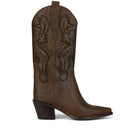 JEFFREY CAMPBELL DAGGET BROWN WASHED BOOTS - Como Store