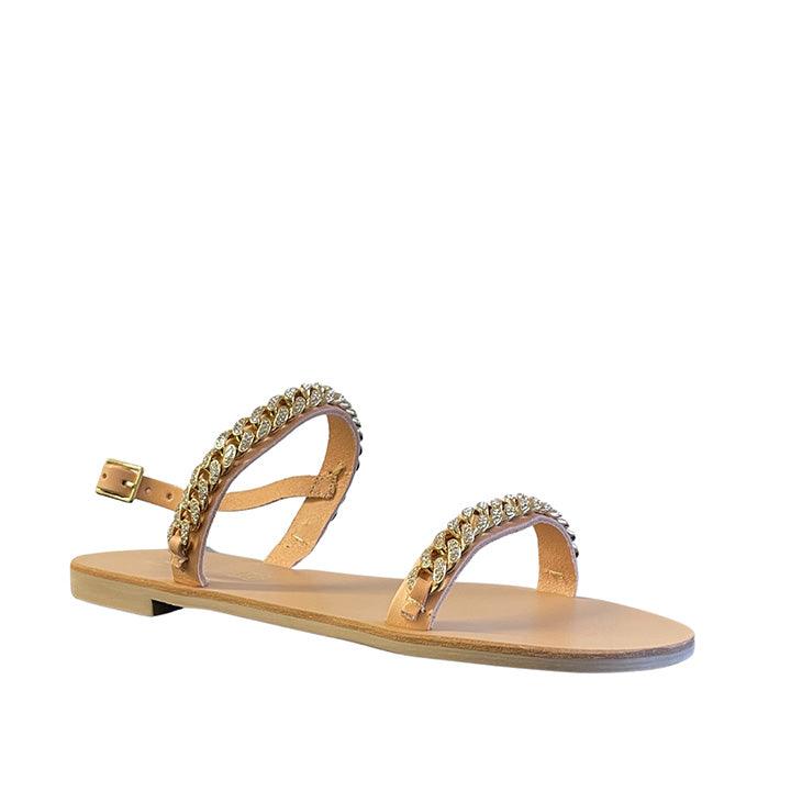 S.PIERO E1-093 NATURAL SANDALS - Como Store