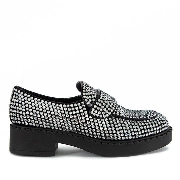JEFFREY CAMPBELL LIBRARY SILVER LOAFERS - Como Store