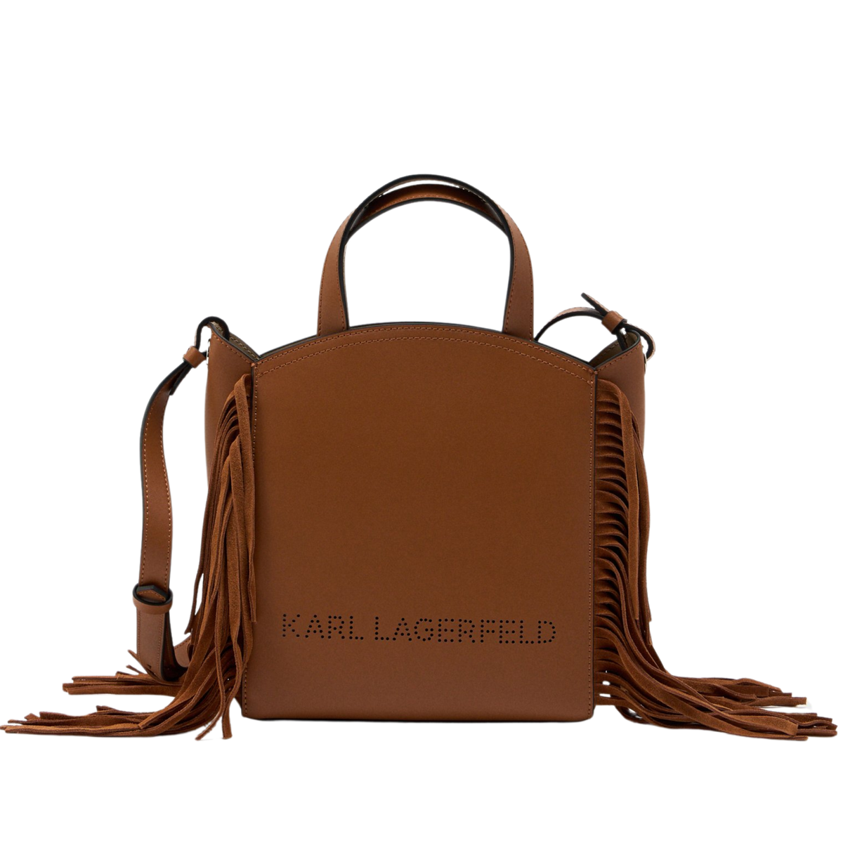 KARL LAGERFELD CIRCLE TOTE CAMEL BAG – Como Store