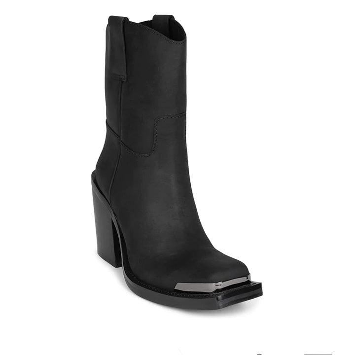 JEFFREY CAMPBELL MYSTERIA BLACK BOOTS - Como Store