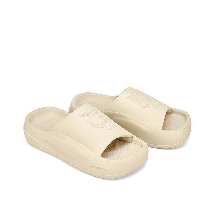 NAKED WOLFE TIDAL BEIGE SLIDES - Como Store