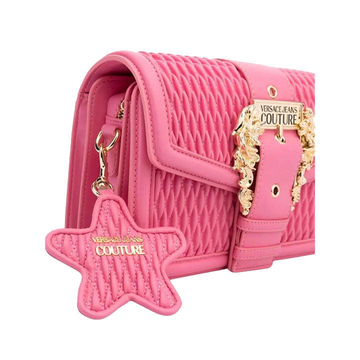 VERSACE JEANS COUTURE QUILTED PINK BAG - Como Store