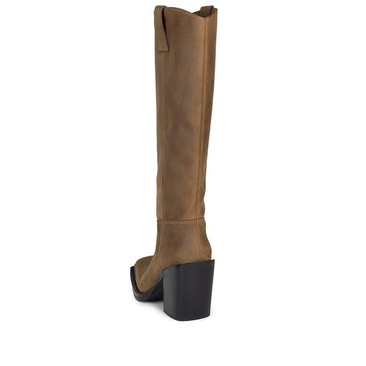 JEFFREY CAMPBELL VERANA BROWN BOOTS - Como Store