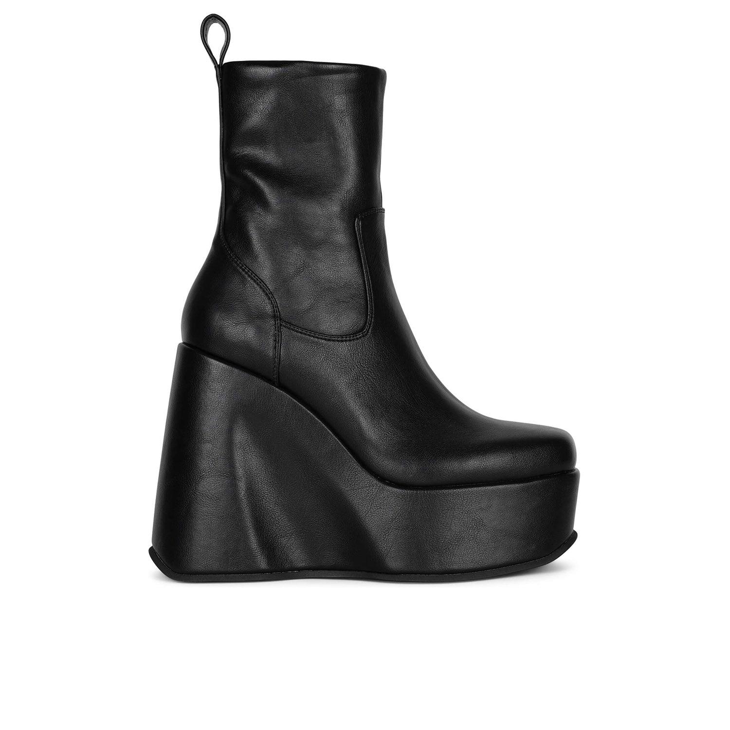 JEFFREY CAMPBELL - BIG BLOCK BLACK BOOTS - Como Store