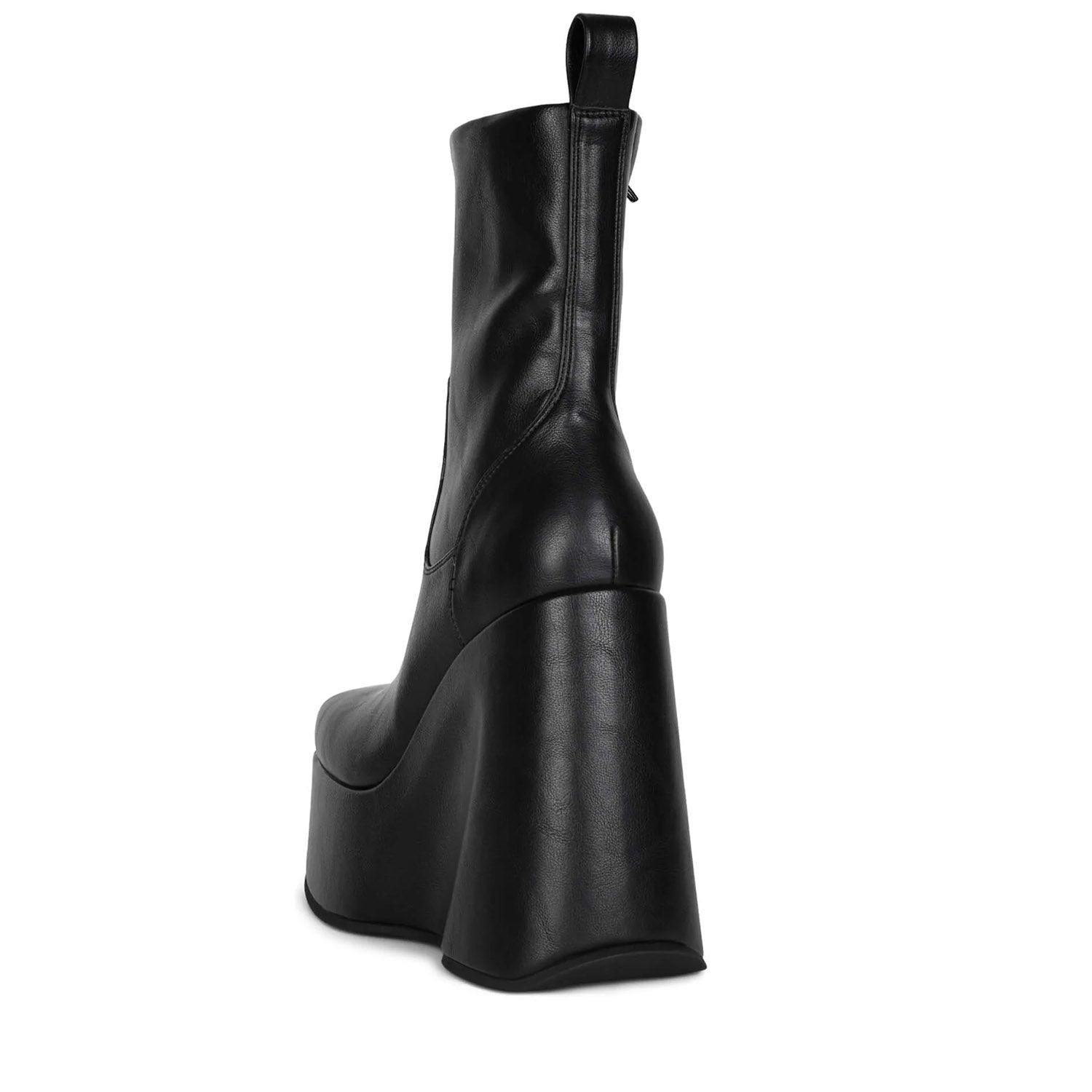 JEFFREY CAMPBELL - BIG BLOCK BLACK BOOTS - Como Store