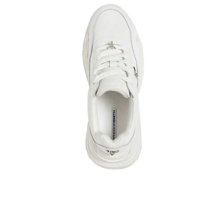 WINDSOR SMITH CARTE WHITE SNEAKERS - Como Store