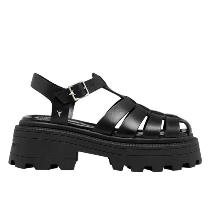 WINDSOR SMITH RARE BLACK SANDAL - Como Store