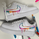 NIKE Air Force 1 CUSTOM RAINBOW DRIP - Como Store
