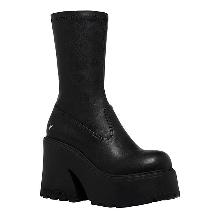 WINDSOR SMITH FOUND BLACK BOOTS - Como Store