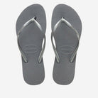 HAVAIANAS SLIM FC STEEL GRAY CINZA ACO - Como Store