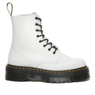 DR. MARTENS JADON 8 EYE WHITE BOOTS - Como Store