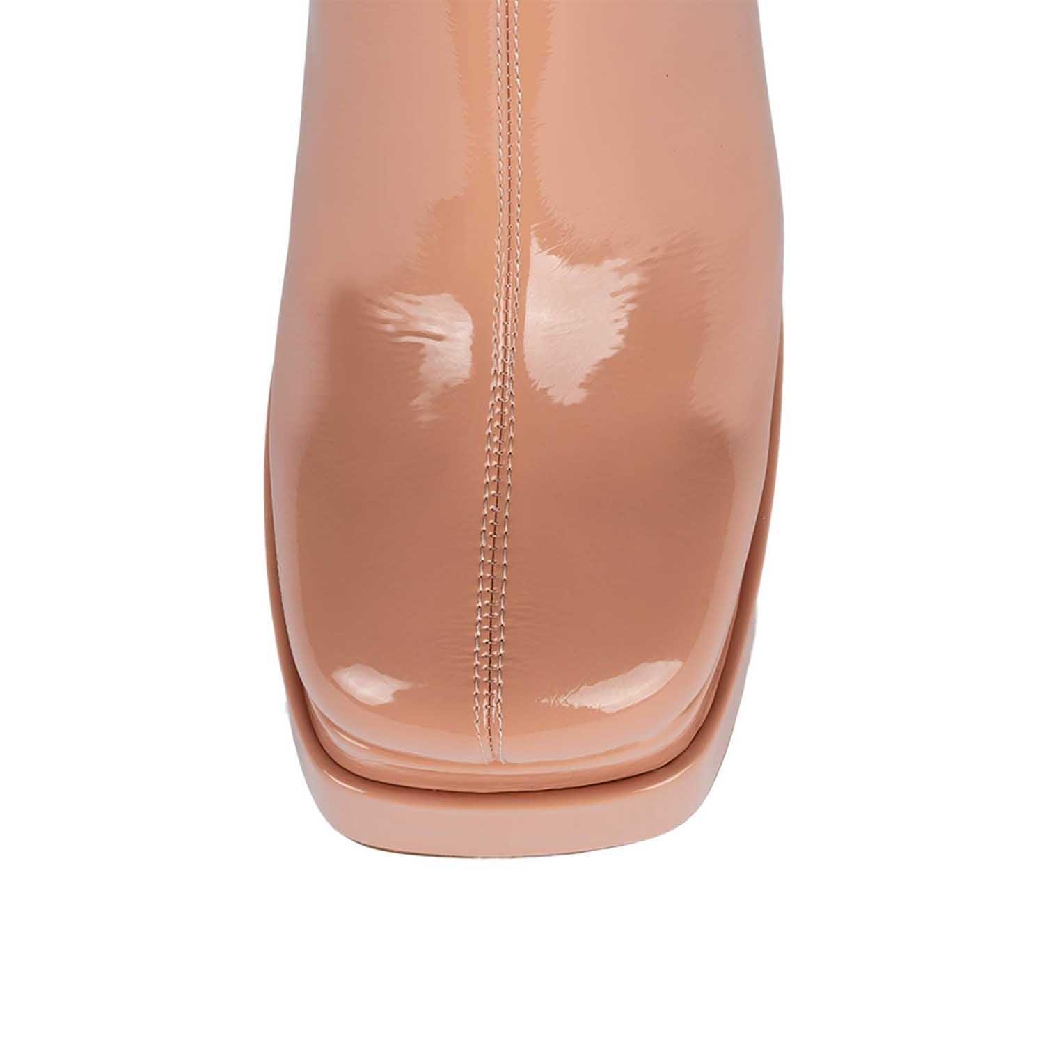 JEFFREY CAMPBELL KICKIN IT DOUBLE STACKED PLATFORM BOOTS PINK - Como Store