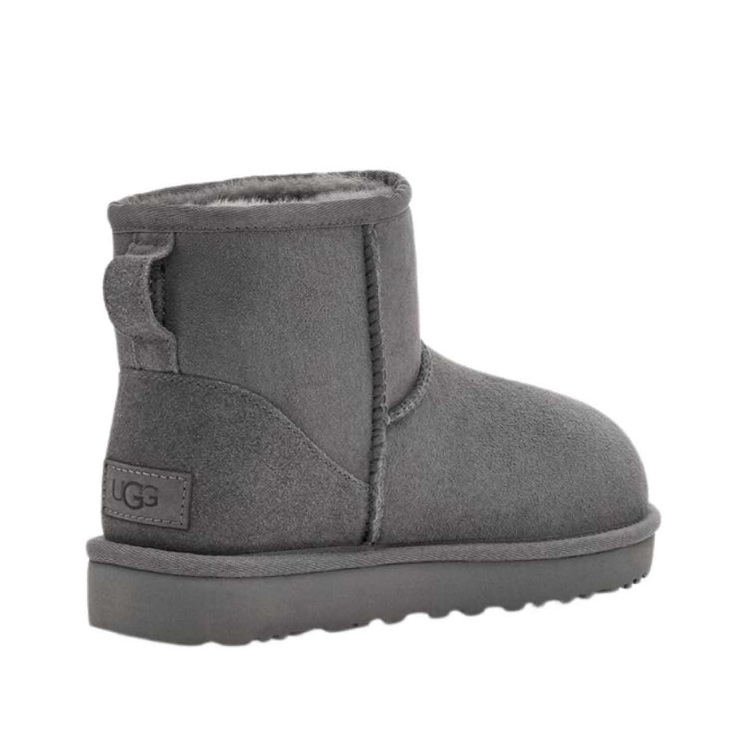 UGG CLASSIC MINI II GREY BOOTS - Como Store