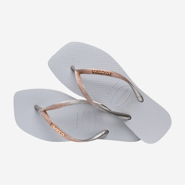 HAVAIANAS CINZA GELO GLITTER SQUARE - Como Store
