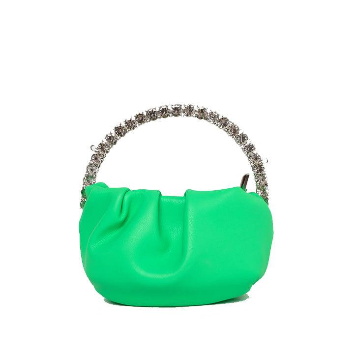 PUBLIC DESIRE THE DIAMANTE AURORA LIME BAG - Como Store