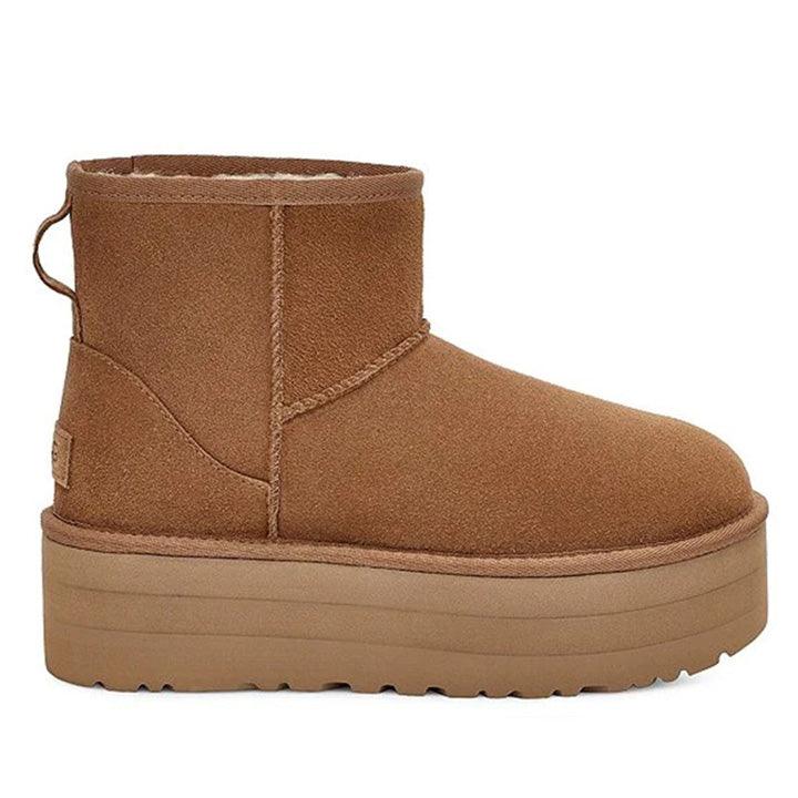 UGG MINI CHESTNUT PLATFORM BOOTS - Como Store