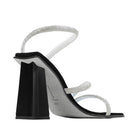 CHIARA FERRAGNI BLACK ANDROMEDA HEELS - Como Store