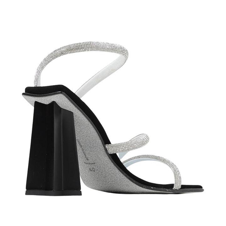 CHIARA FERRAGNI BLACK ANDROMEDA HEELS - Como Store