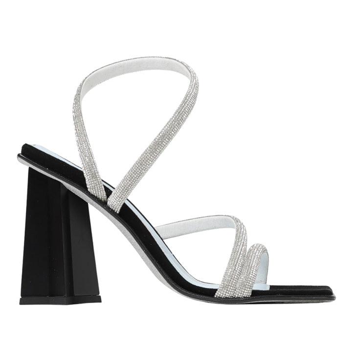 CHIARA FERRAGNI BLACK ANDROMEDA HEELS - Como Store