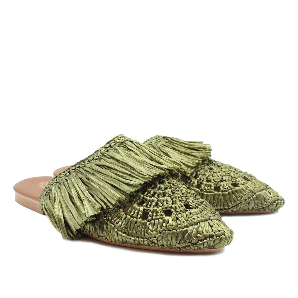 DE SIENA MARILU FLATS GREEN - Como Store