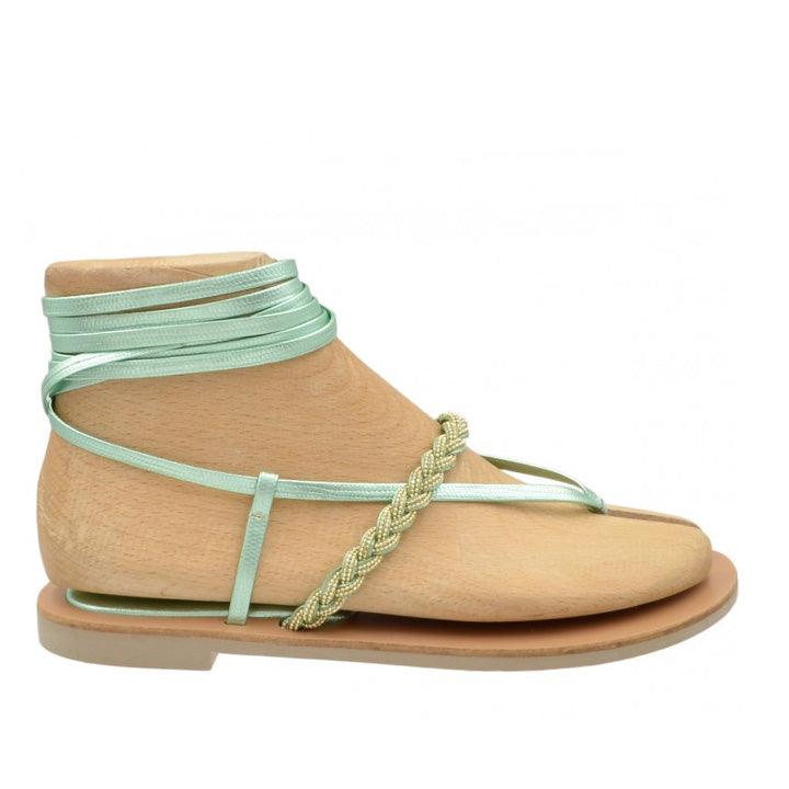 S.PIERO E20-002 MINT SANDALS - Como Store