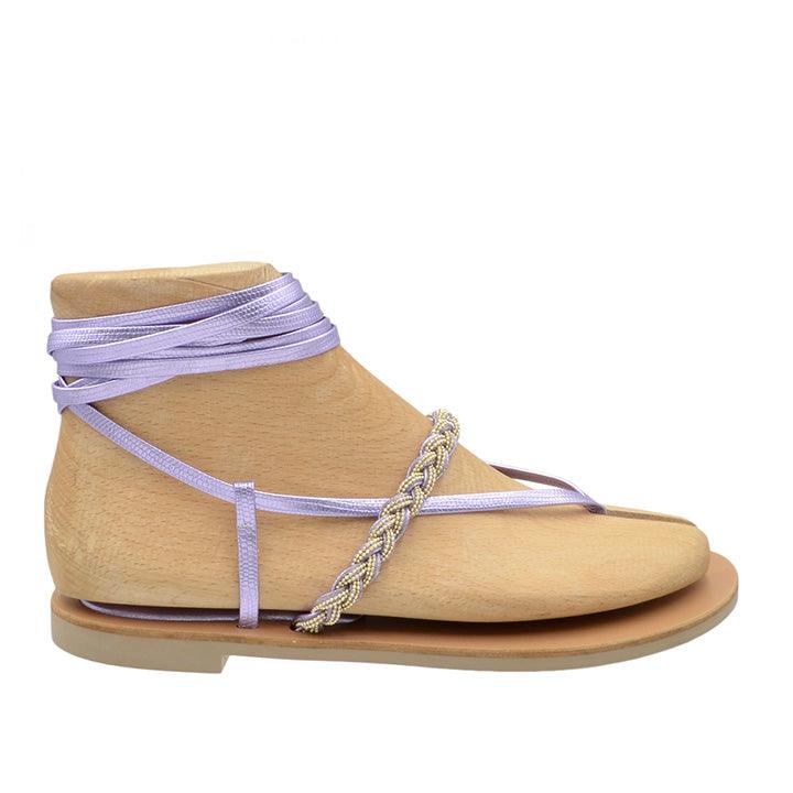 S.PIERO E20-002 PURPLE SANDALS - Como Store