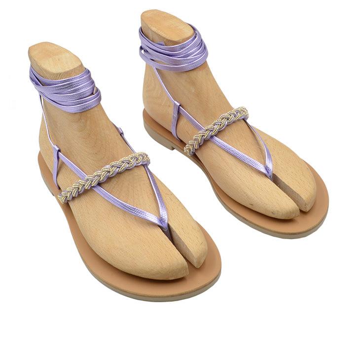 S.PIERO E20-002 PURPLE SANDALS - Como Store