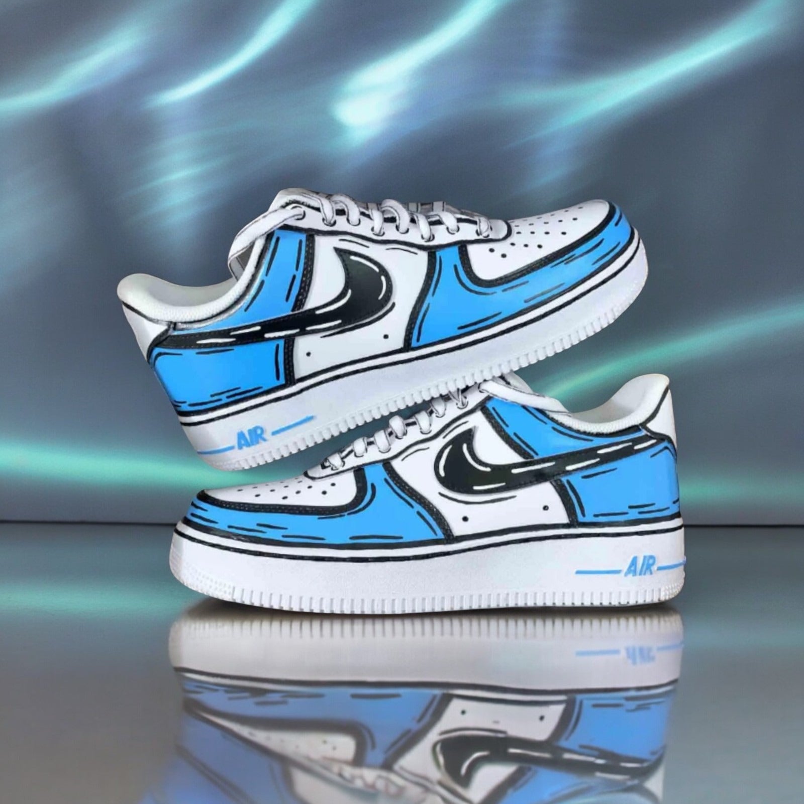 Custom air force 1 cartoon on sale