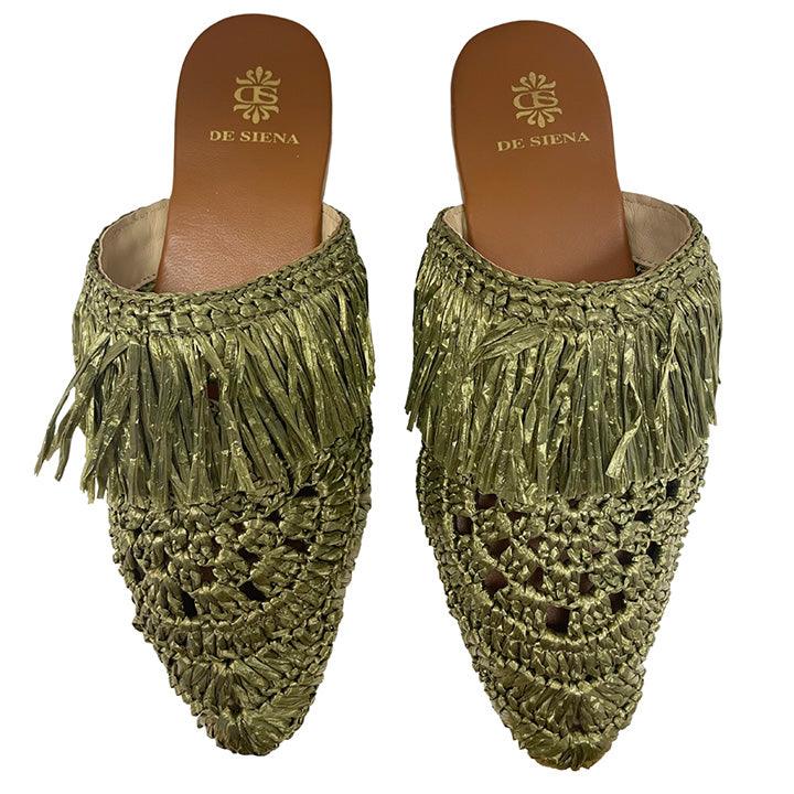 DE SIENA MARILU FLATS GREEN - Como Store