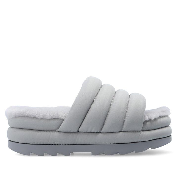 UGG MAXI SLIDE GREY SLIPPERS - Como Store