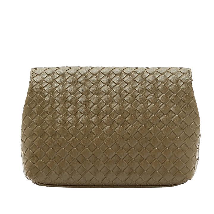 KENDALL+KYLIE QUILTED FLAP OLIVE - Como Store