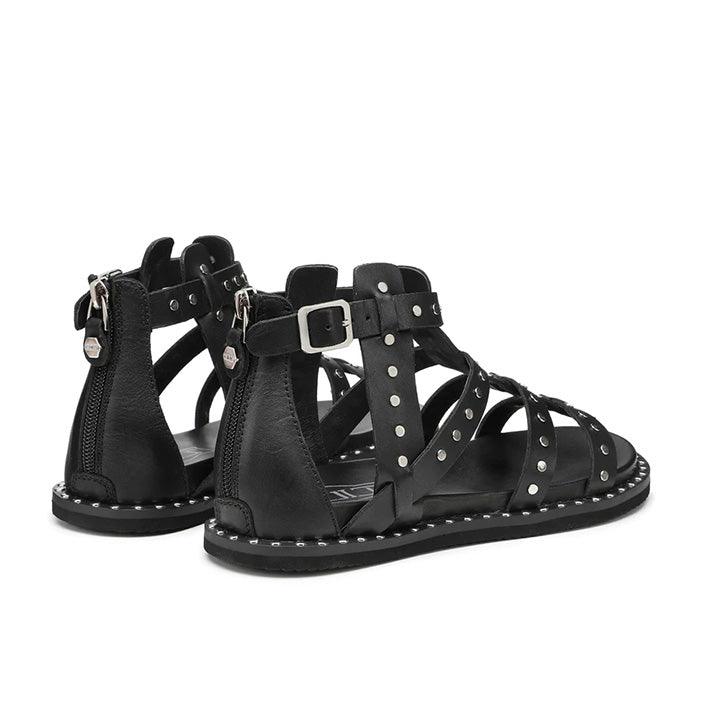 CULT ROSHELLE 3432 BLACK WITH STUDS SANDALS - Como Store