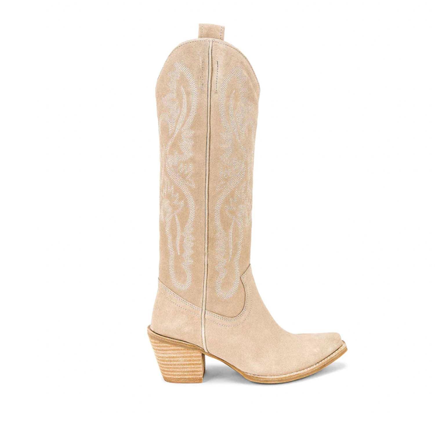 JEFFREY CAMPBELL - DAGGET SAND SUEDE BOOTS - Como Store