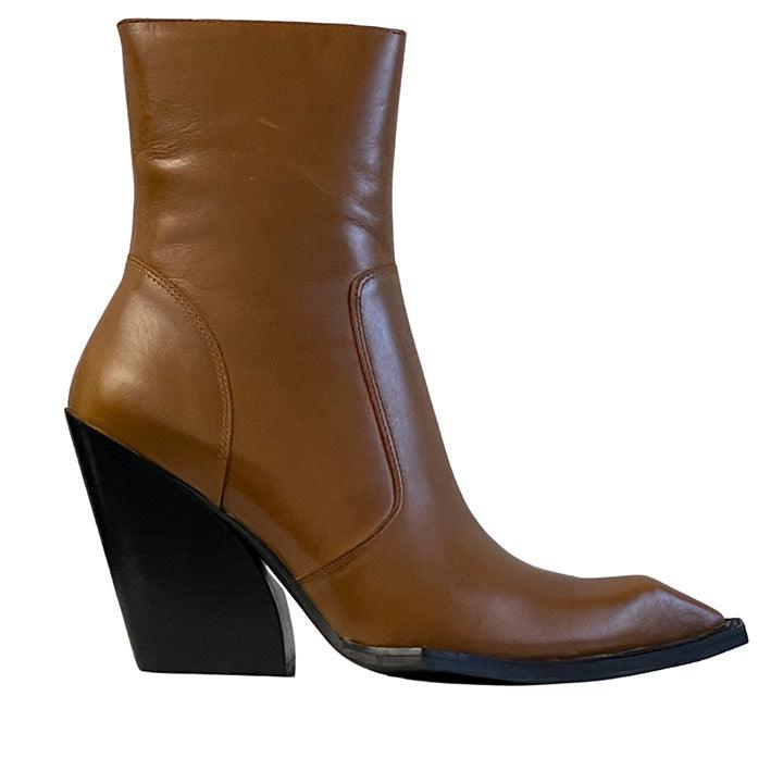 JEFFREY CAMPBELL LOUISVILLE BROWN BOOTS - Como Store