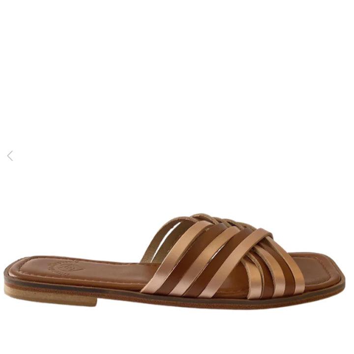 MARIETTA CHROUSALA THEOPI BROWN FLATS - Como Store