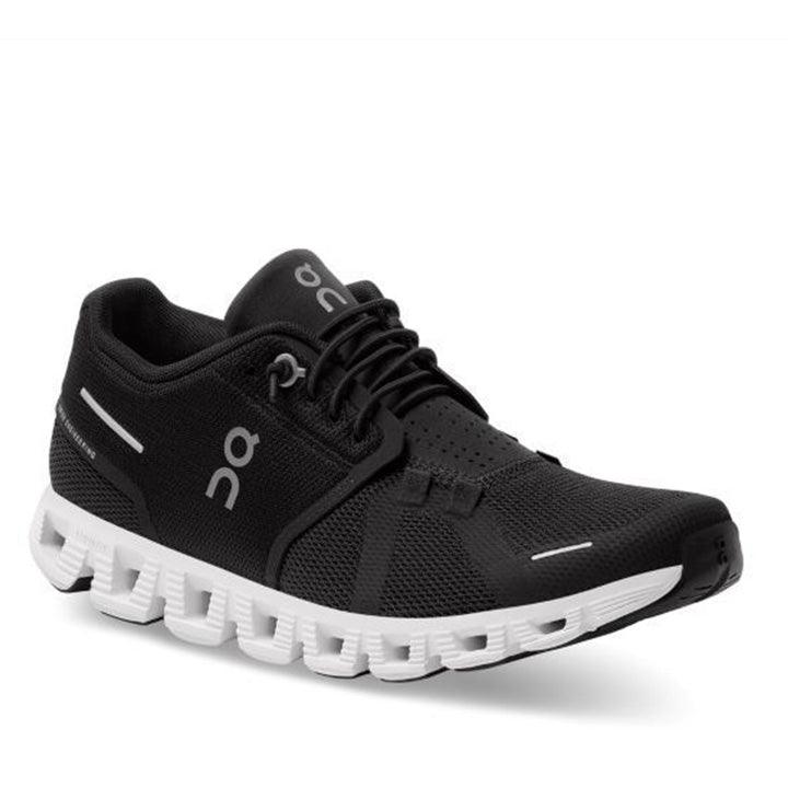 ON RUNNING CLOUD 5 BLK/WHITE SNEAKERS - Como Store
