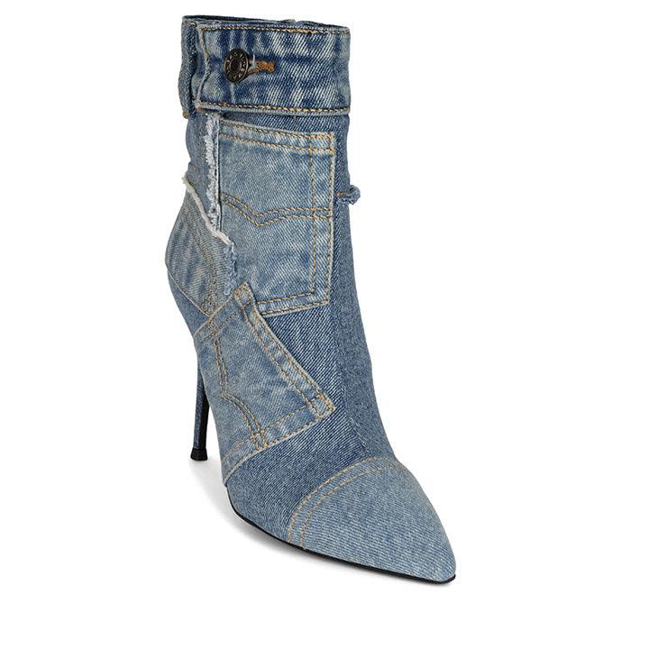 JEFFREY CAMPBELL DENIMOUS BOOTS - Como Store
