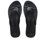 HAVAIANAS BLACK WEDGE DOUBLE BANDED - Como Store