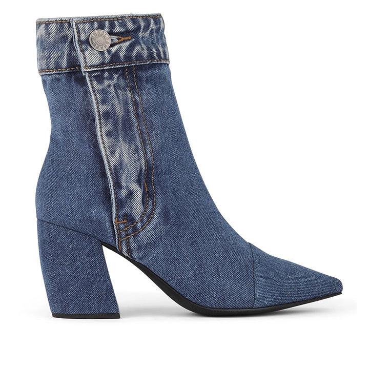 JEFFREY CAMPBELL FINITE-JN DENIM BOOTS - Como Store