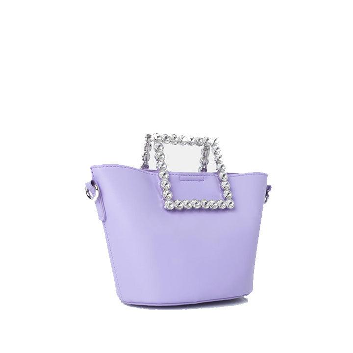 PUBLIC DESIRE THE GLAM MINI BUCKET PURPLE BAG - Como Store