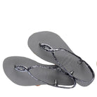 HAVAIANAS LUNA GLITTER GREY SANDALS - Como Store