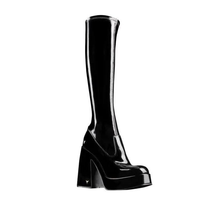 WINDSOR SMITH HIGHKEY PATENT BOOTS - Como Store