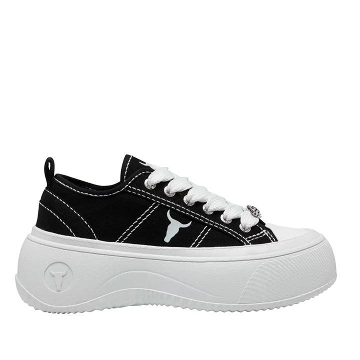 WINDSOR SMITH INTENTIONS BLACK SNEAKERS - Como Store