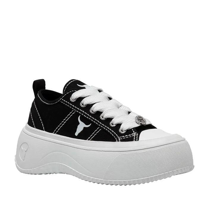 WINDSOR SMITH INTENTIONS BLACK SNEAKERS - Como Store