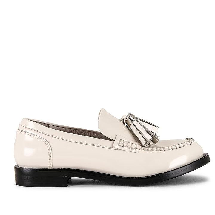 JEFFREY CAMPBELL LECTURE BEIGE LOAFERS - Como Store