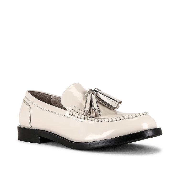JEFFREY CAMPBELL LECTURE BEIGE LOAFERS - Como Store