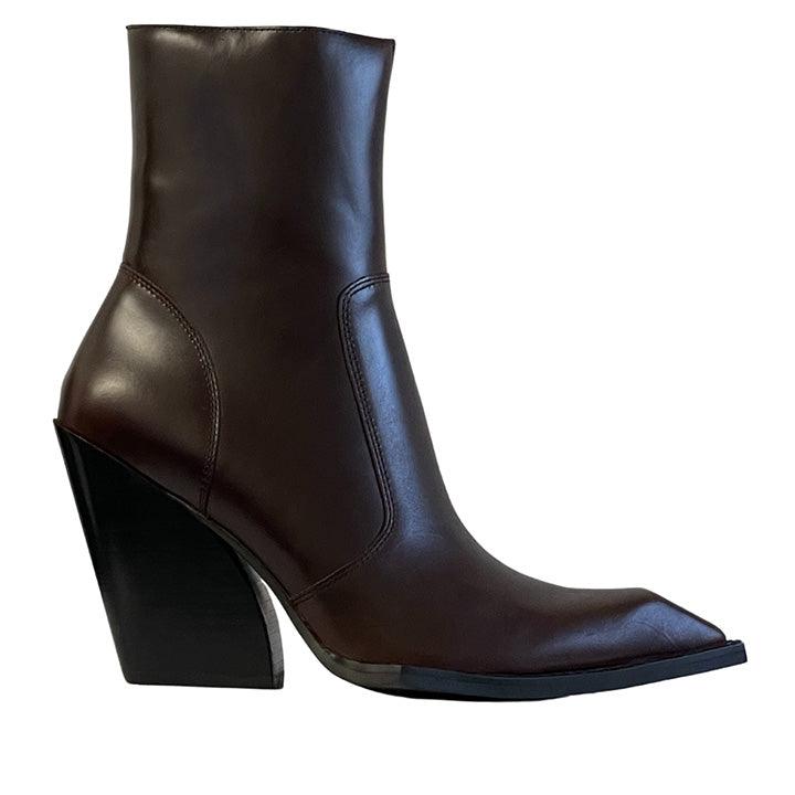 JEFFREY CAMPBELL LOUISVILLE BROWN CRAZY BOOTS - Como Store