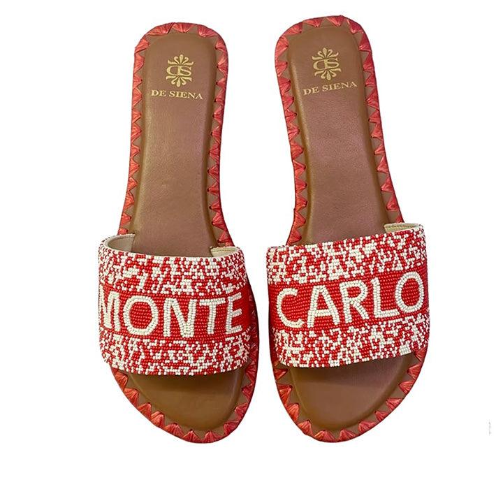 DE SIENA MONTE CARLO BEADS RED FLATS - Como Store